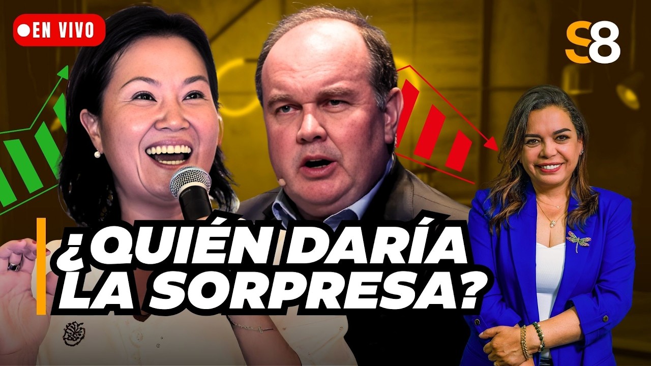 🟡 KEIKO FUJIMORI SUBE Y LÓPEZ ALIAGA CAE EN ENCUESTAS A 34 DÍAS DE LAS ELECCIONES | #S8