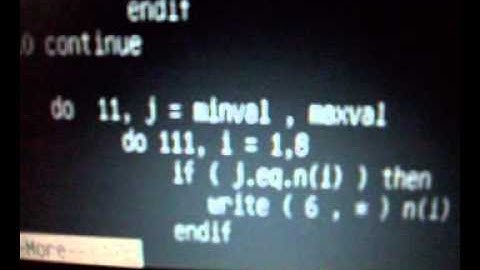 Fortran 77 Program with array (2)