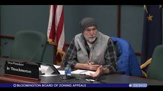 Bloomington Board of Zoning Appeals, March 24, 2022