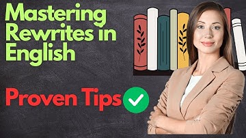 De ultieme gids voor het beheersen van herschrijven of transformeren in English Crammer.