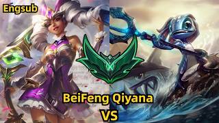 BeiFeng Qiyana vs Fizz — Emerald CN Super Server — Engsub