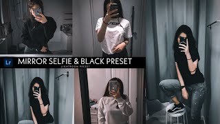 Tutorial Edit Photo Mirror Selfie & Black preset | Lightroom Mobile Tutorial screenshot 3