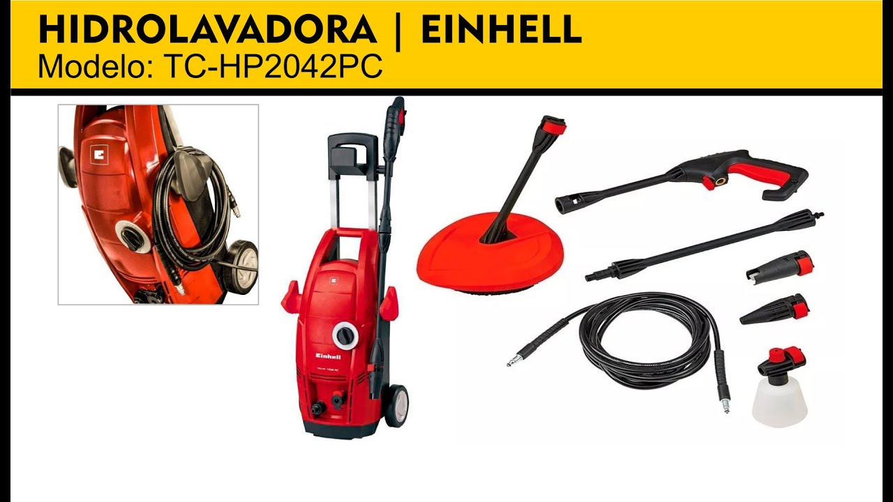 HIDROLAVADORA EINHELL TC HP2042PC - YouTube