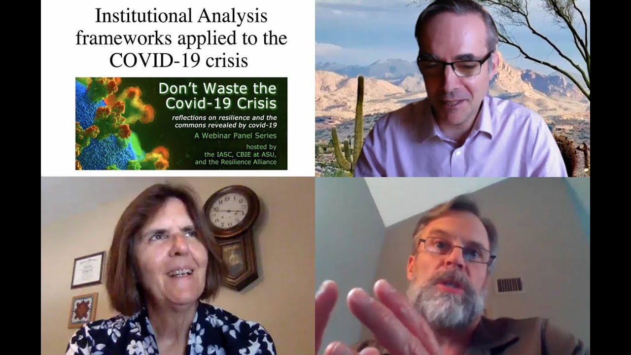 Institutional Analysis frameworks applied to the Covid-19 crisis