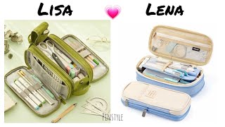 lisa or lena ? school things🎒|| Pinstyle #10