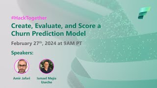 Create, Evaluate, and Score a Churn Prediction Model