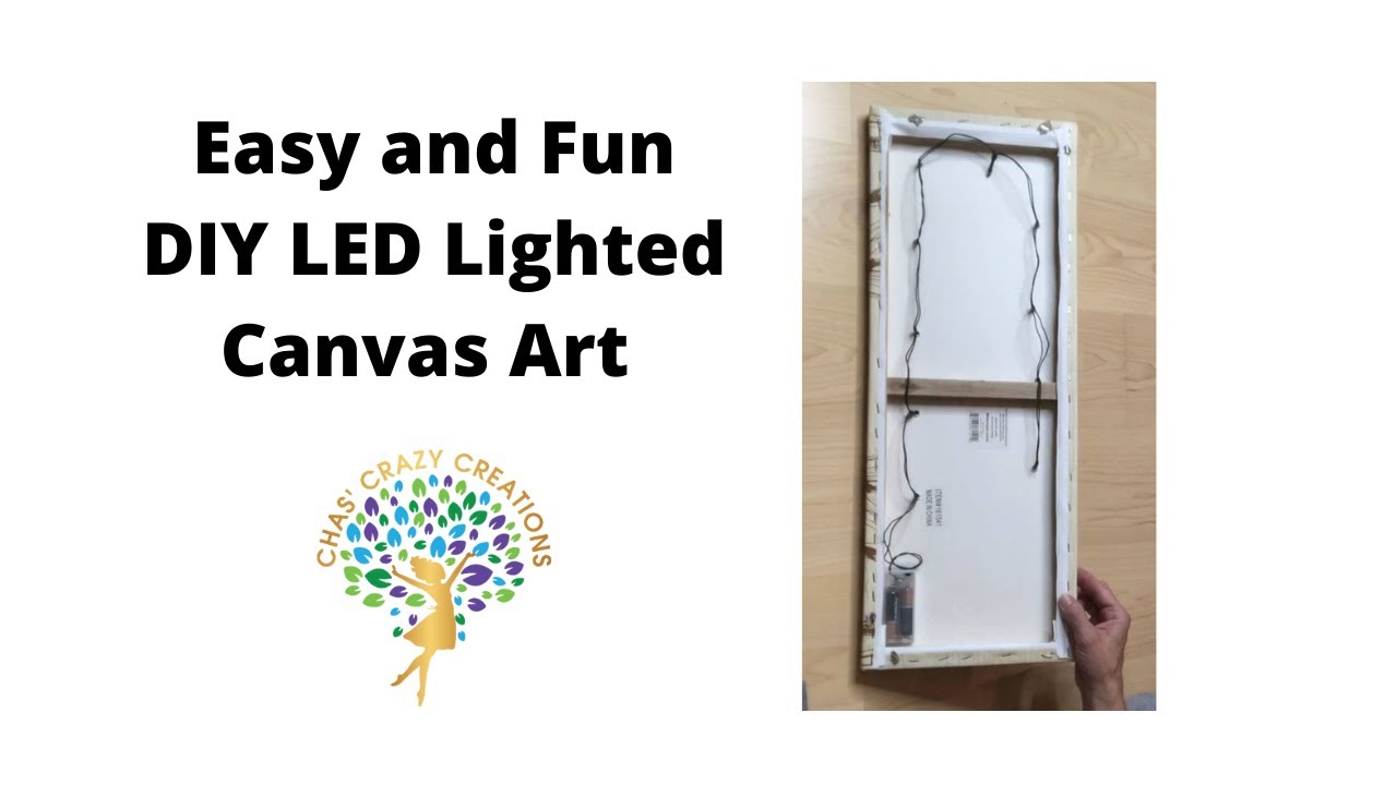 How To Make LED Backlit Wall Art - Addicted 2 DIY