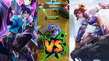 M-WORLD WANWAN  V/S  NORMAL SKIN WANWAN || MANIAC DAY 1 || MLBB || Angry WanWan