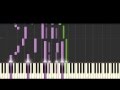 Спят усталые игрушки - Как играть на фортепиано -(Synthesia)