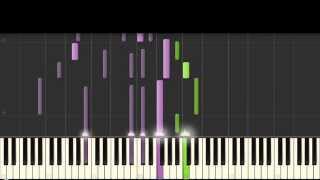 Video thumbnail of "Спят усталые игрушки - Как играть на фортепиано -(Synthesia)"