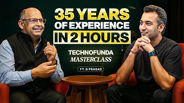 TechnoFunda Masterclass | Multibagger Stocks Frameworks | Ft‪‬ D Prasad ji | ‬MastersInOne - EP 57