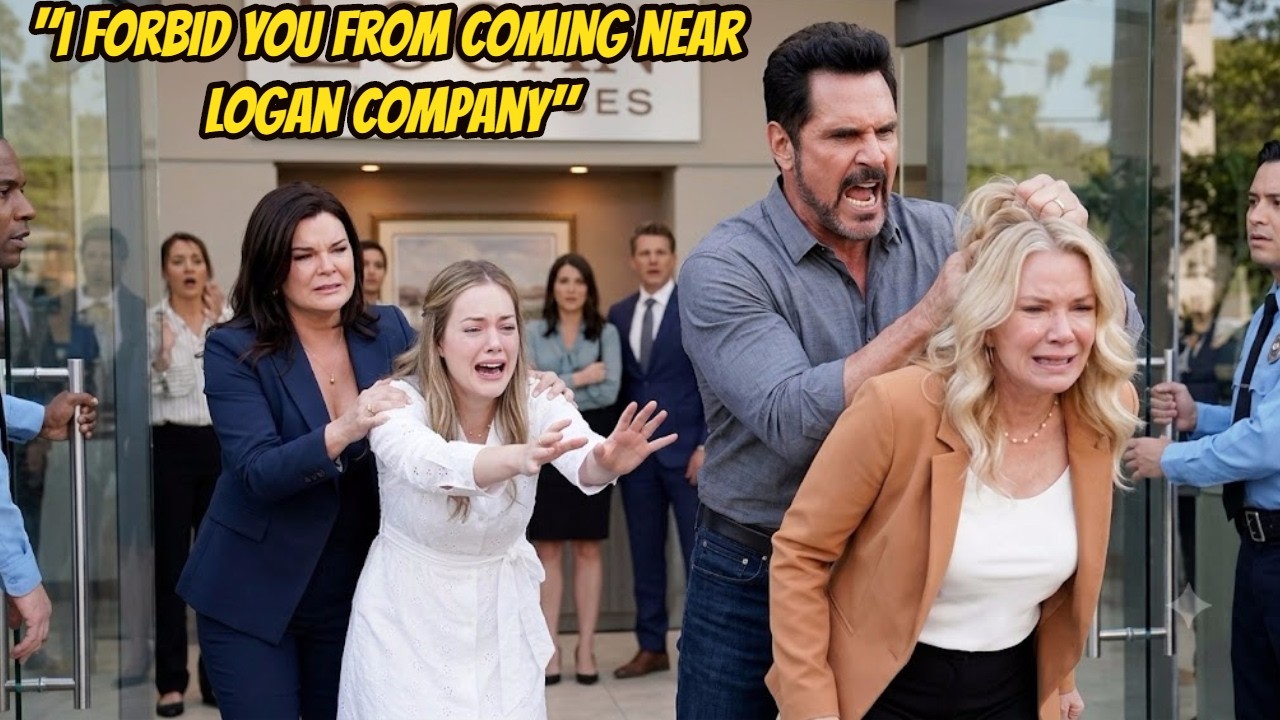 "I forbid you from coming near Logan Company" Bill slapped Brooke and dragged her out of the company