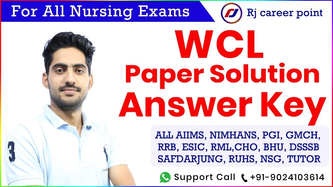 1 Dec. WCL Paper solution 2019 1 Dec. WCL answer key Online Classes