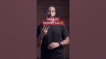 How To Defend 1v1s  - 3 Tips From Rio Ferdinand