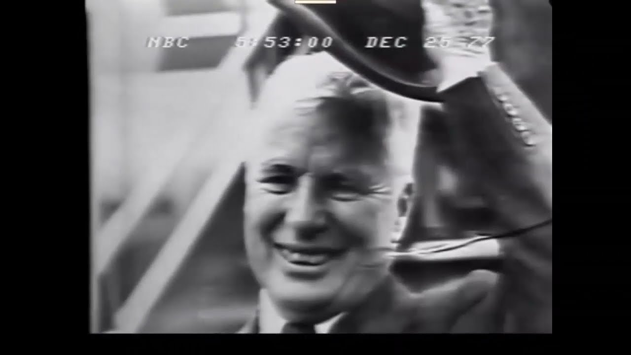 Charlie Chaplin:  News Report of His Death - December 25, 1977