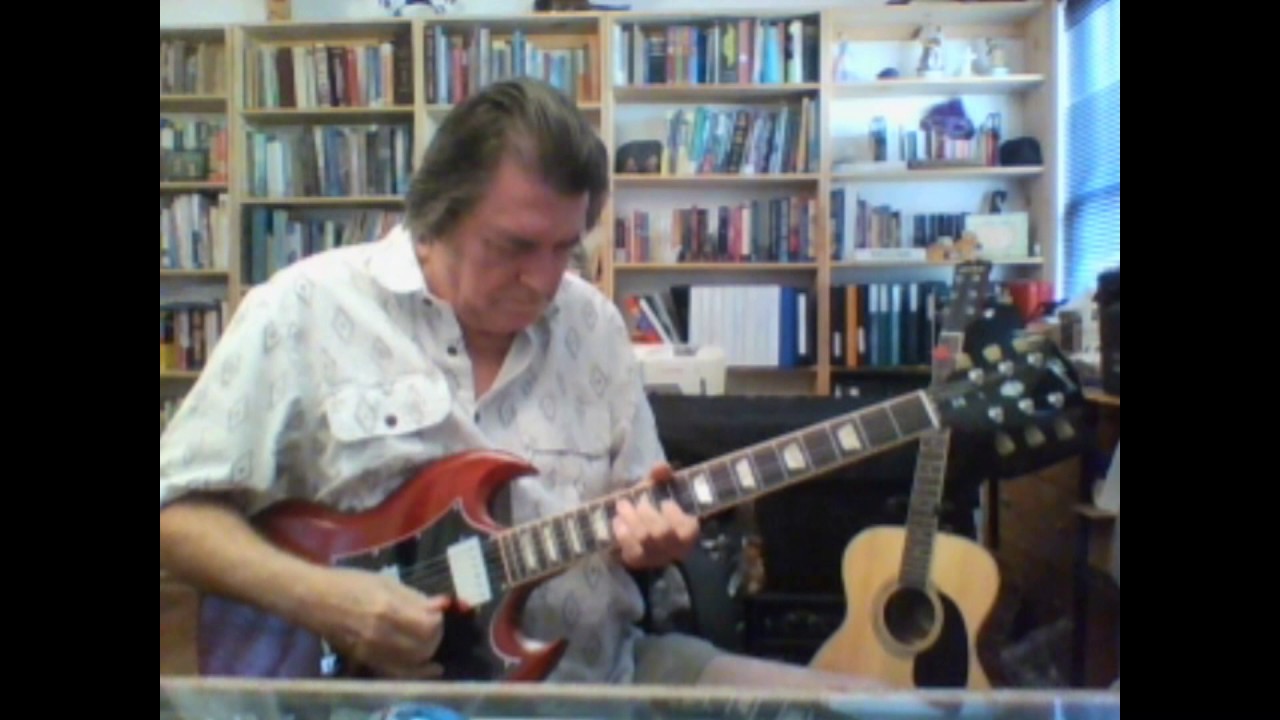 Richard Rowley rehearsing "Winter Wonderland"