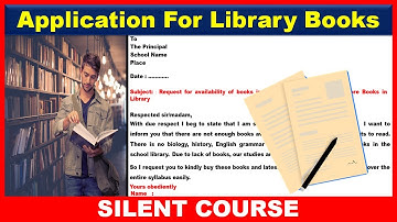 Write An Application To The Principal of Your School To Make A Book Available In The School Library
