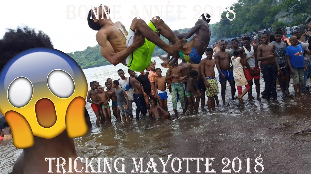 Tricking Mayotte - Bonne Année 2018 à La plage de Bambo Est