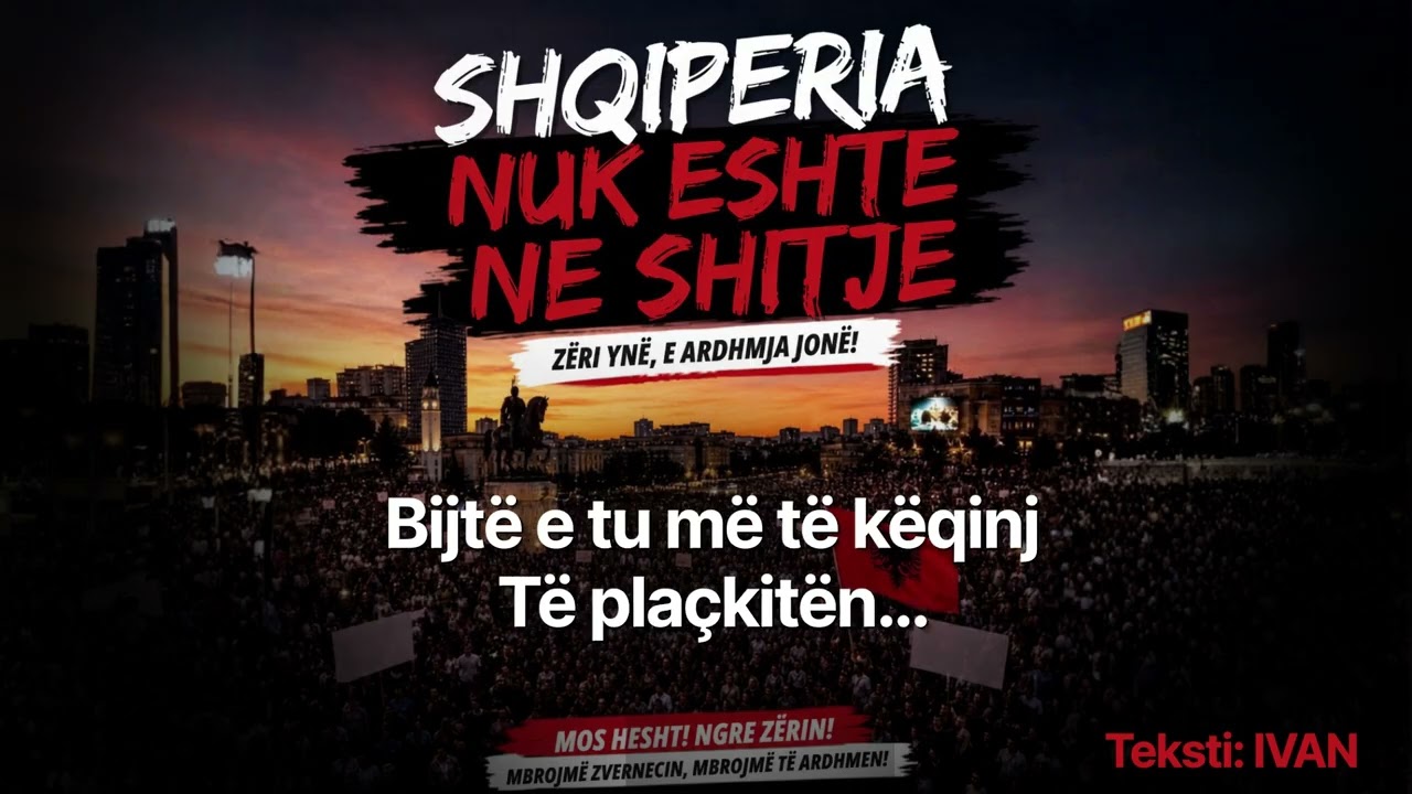 Download NE JEMI SHQIPTARË (Kënga virale e protestes në Zvërnec) MP3