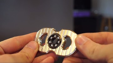 Diy fidget spinner- cnc machined brass