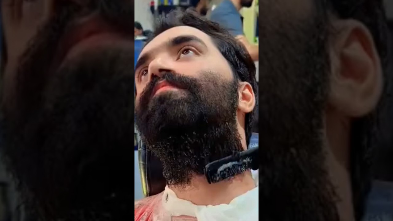 Amazing Beard Style | ASMR beard Cutting 