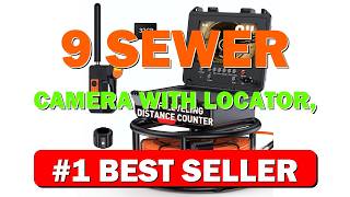 9 Sewer Camera with Locator, 512Hz Sonde Plumbing Pipe Inspection Camera with - B0H2Q8ZFH5