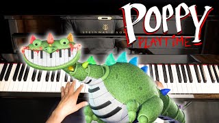 Pianosaurus Theme - EASY Piano Tutorial - Poppy Playtime