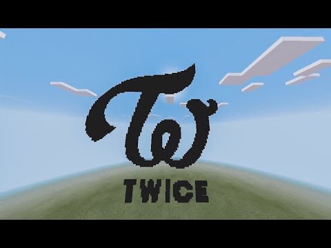 Twice 트와이스 Logo In Minecraft Youtube