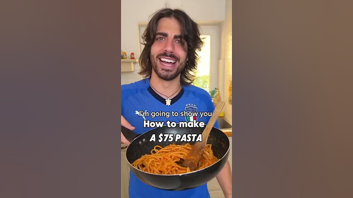 How to make $75 PASTA   🤍