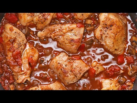 Easy Mouth-Watering Chicken Cacciatore