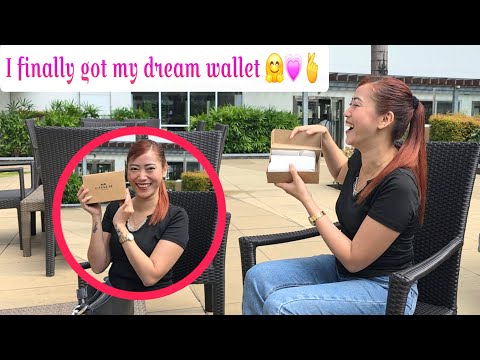 COACH WALLET + UNBOXING + A GIFT FROM USA🇺🇸 TO PHILIPPINES 🇵🇭 FROM SUPER KIND BOSS M2M 🫰