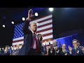 ‘The whole building shook’: Donald Trump’s victory sends crowd wild