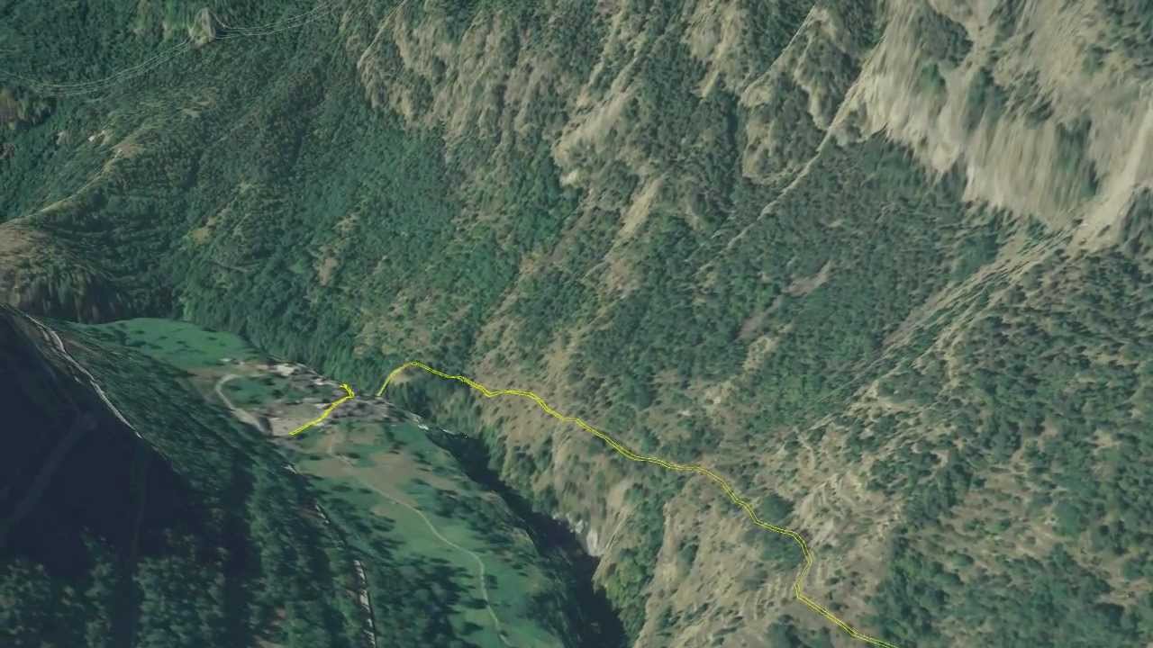 Sentieri Valle d'Aosta 3D - Pont d'Ael