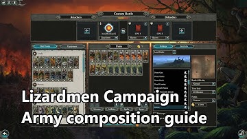 Lizardmen army composition guide for campaign (w/DLC) - Warhammer II