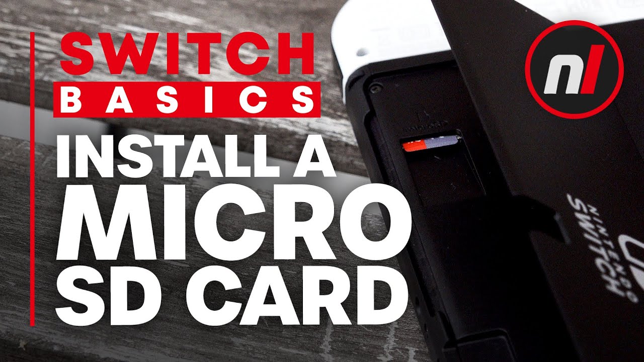 How to Install a Micro SD Card in Your Nintendo Switch OLED, Lite