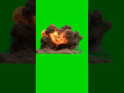 Realistic Explosion green