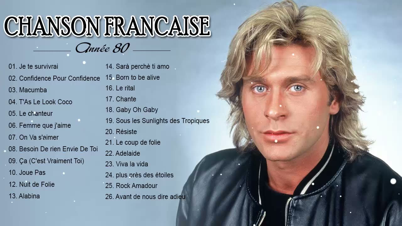 Chanson Francaise Année 80 ♫ Top Musique Francaise Année 80