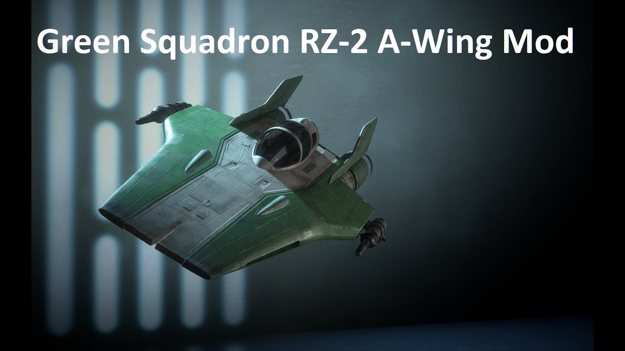 Green Squadron RZ2 AWing Mod Star Wars Battlefront 2 YouTube