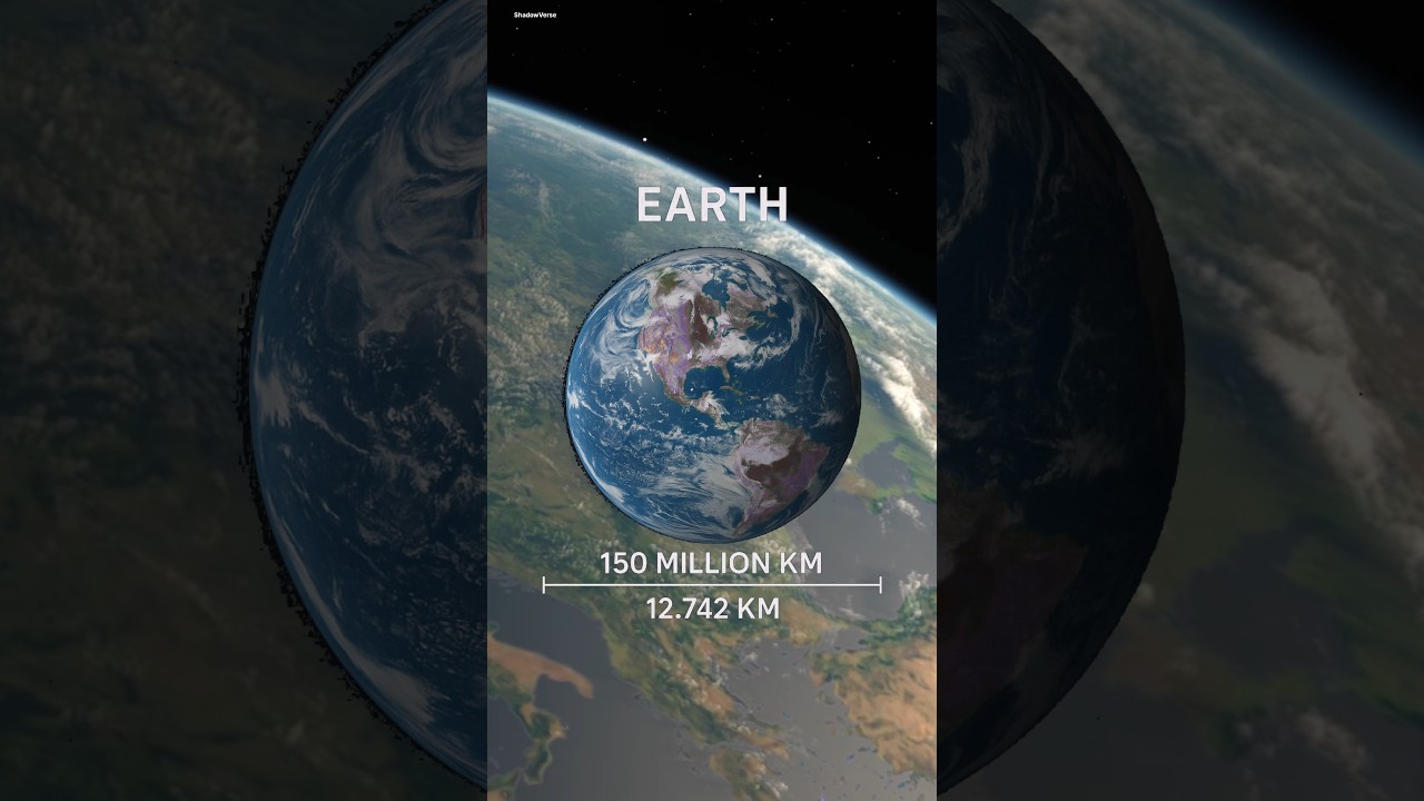 Earth 🌎 isn't that big 😳/ sun and Jupiter size/ 