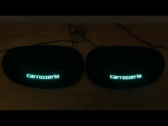 視聴動画 LED交換 TS-A70 carrozzeria イルミネーション イルミ 付き