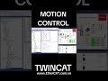 Motion control (CNC, NC,…) vs Beckhoff TwinCAT 3, EtherCAT Servo #short