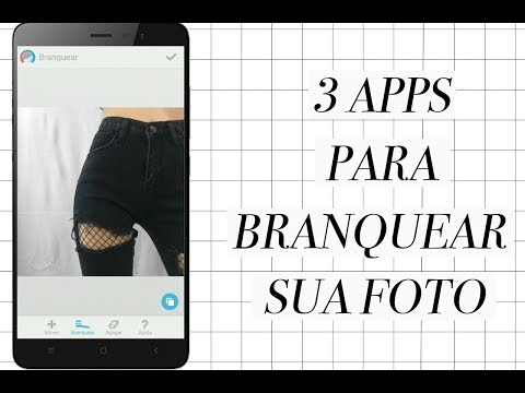 COMO DEIXAR FOTO COM FUNDO BRANCO // 3 APPS ANDROID & IOS - VEDA #01