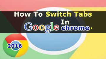 How To Switch Tabs In Google Chrome Browser - Google Chrome Shortcuts Tip #1.
