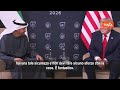 Presidente Emirati Arabi parla a bassa voce, Trump: Quando sei così ricco puoi parlare piano
