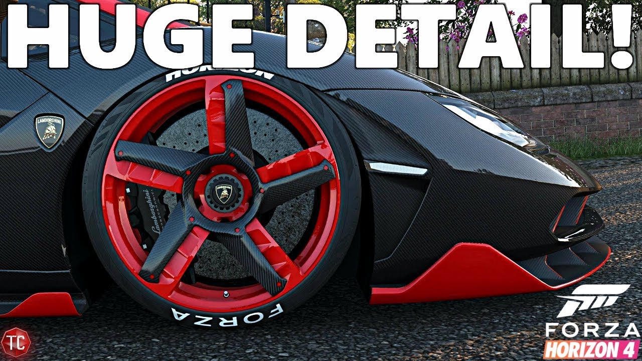 Forza Horizon 4: NEW Paintable Areas on the Lamborghini Centenario! FULL  CUSTOMIZATION!! - YouTube