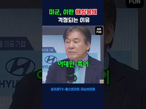 미군, 이란 해상봉쇄 걱정되는 이유