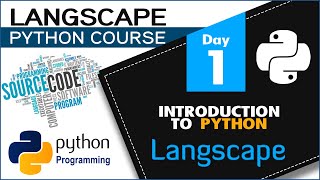 Famous LANGSCAPE PYTHON COURSE -  DAY 1 | INTRODUCTION TO PYTHON | TUTORIALS IN TAMIL Wealth