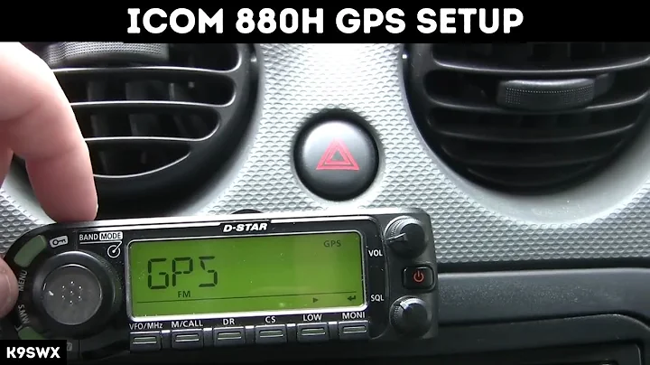 Icom 880H GPS setup