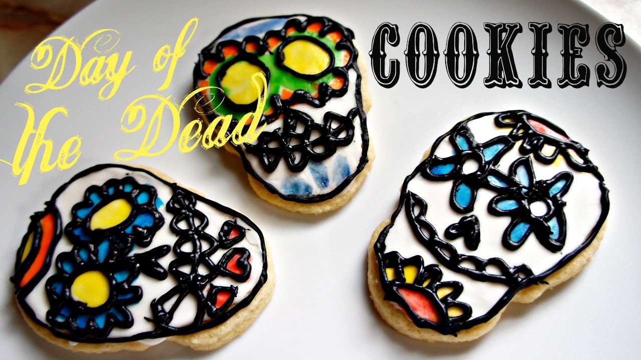 Day of the Dead Cookie Kit - sugar cookie skulls | emmymade