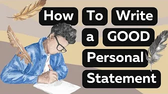 How To Write A REALLY Good Personal Statement
